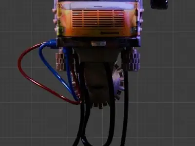 Fantasy Bus modeling Free 3D model