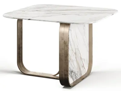 Taylor Llorente Luxury Marble Side Table 3D model