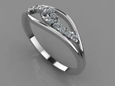 Women Fashion Ring  3D print model