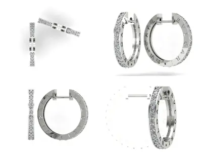 Earrings od104 3D print model
