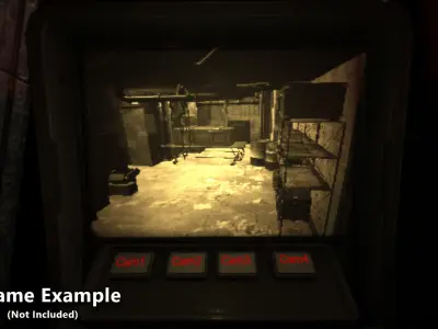 Terminal Console Low-poly 3D model