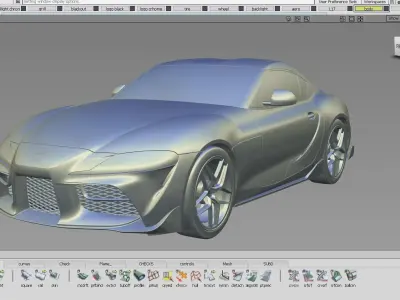 Toyota Supra GR 2019 Alias  3D model