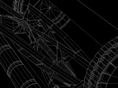 Garden Manual Lawn Mower 3D model