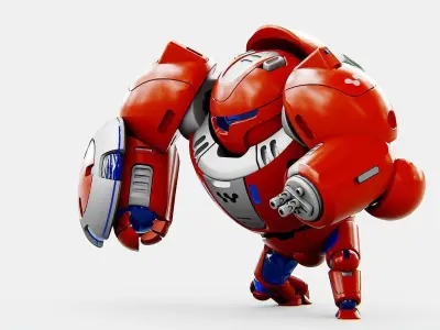 BATTLE DROID OMNIOUS  Rigged for Unreal Engine - Unity - MIXAMO  3D model