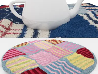 Rugs No 589 Low-poly 3D model