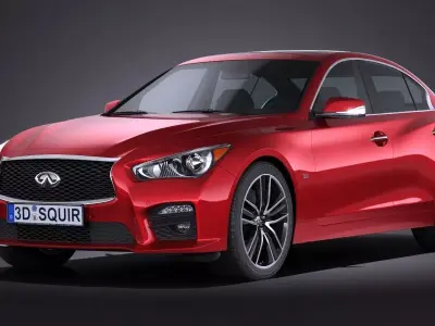 Infiniti Q50S 2017 3D model