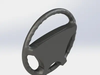 Mercedes-Benz W124 Steering Wheel STL Model PRINTABLE Free 3D print model