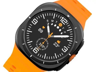 Samsung Galaxy Watch Ultra Titanium Gray 3D model