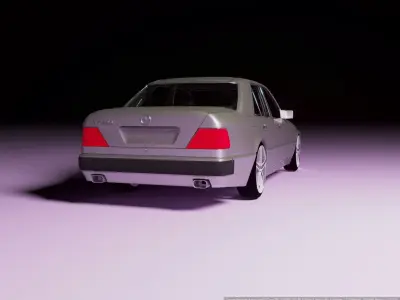 Mercedes Benz E500 W124 3D model