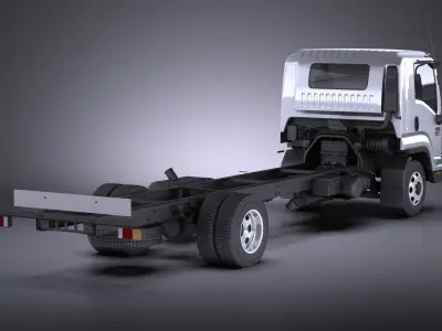 ISUZU F series 2017 VRAY 3D model