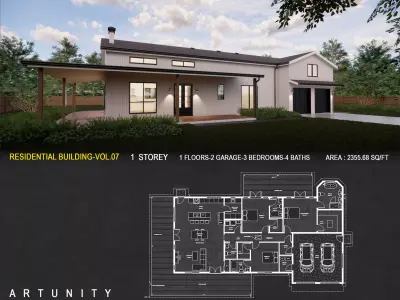 Residential-Building-vol-07-Plan 3D model