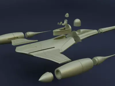 N-1 Naboo starfighter  3D print model