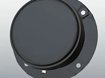 SHCA PROTW 1 in Mini Bullet Tweeter - Mid Poly Free 3D model