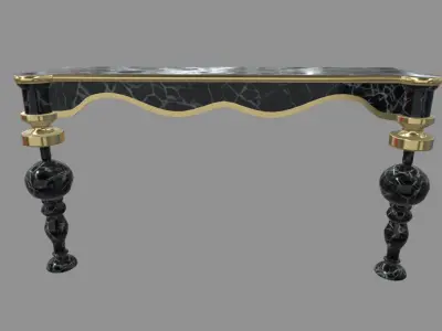 Modern Luxury Console Table Low-poly 3D model