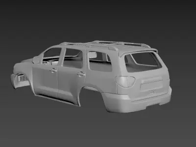 Toyota Sequoia 2 gen 3D print model
