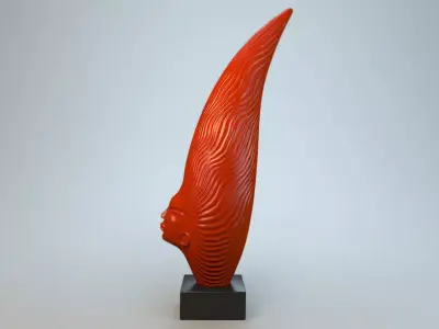 The African Sculpture 3D model