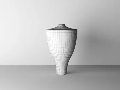 Metal Vase 01 3D model