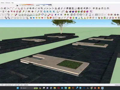 Water fountain 3d model 3D model