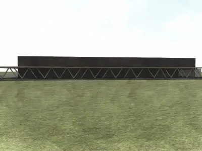 Modern build and Car Service - Sales  3D model