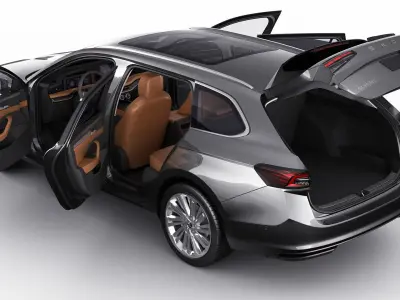 Skoda SuperB Combi 2024 3D model