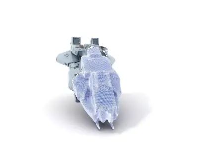 Futuristic Grey Spaceship model pack Low-poly 3D model