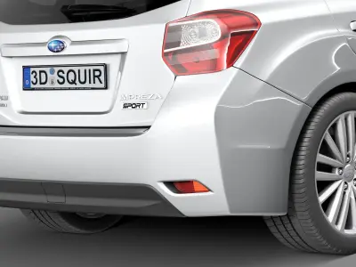 Subaru Impreza 5-door 2013 3D model