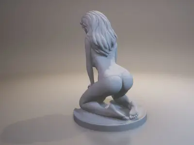 SOCCER GIRL 3D print model