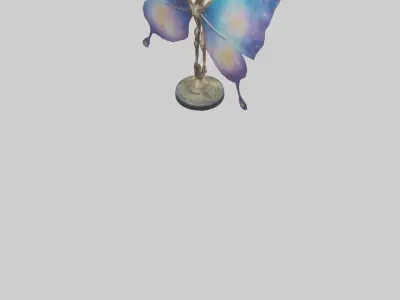 Celestial Butterfly statue model 3D model
