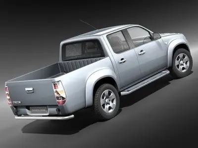  Mazda BT-50 2009 3D model