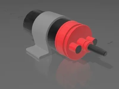 Fuel Pump for scale model cars 3D print model