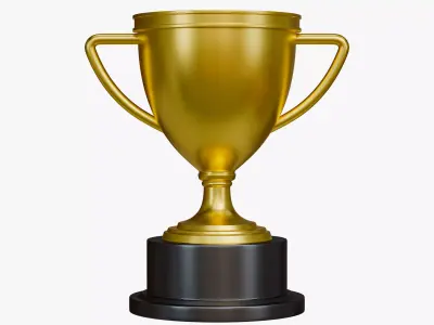 Trophy cup 3D model 42