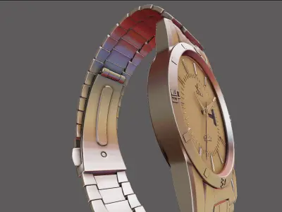 Wrist watch 3D model