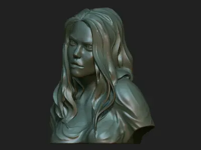 Female Bust Statue 220922 3D print model