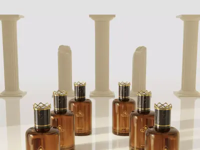 Luxury Perfume Bottle 3D Model Low-poly 3D model