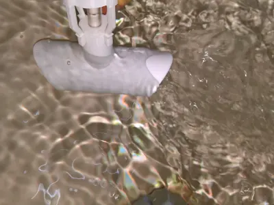 Bow Thruster 33mm v2 for Bernhard Gruben DGzRS or SAR boat 3D print model