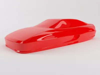 The silhouette of the car FERRARI F355 BERLINETTA 3D print model