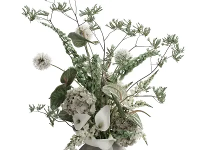 Flower In Vase 126 3D model