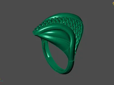 Plain Ring Women Ready STL 3DM Models Womens Rings 3D models 3D print model 11