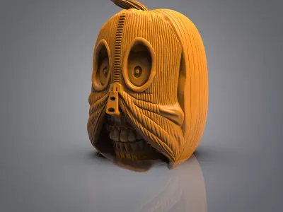 Detailed Jack O Lantern - 3D Printable Halloween Decor 3D print model