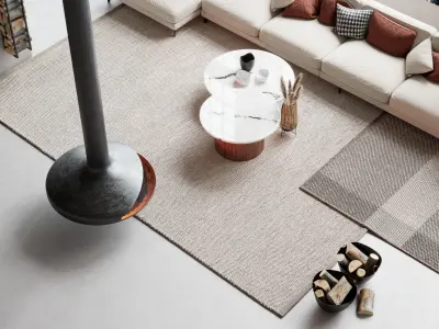 Boho Design Interior Scene for Cinema 4D and Vray 6 ACES 3D model