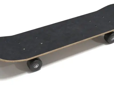 Skateboard 3D model get
