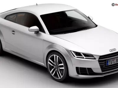 Audi TT Coupe 2015 3D model
