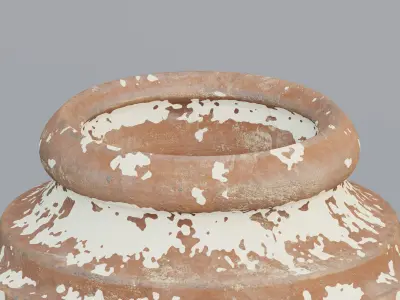 Vase23 terracotta vase 3D model