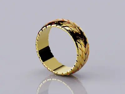 Tire Rings All Sizes Collection 3D print model