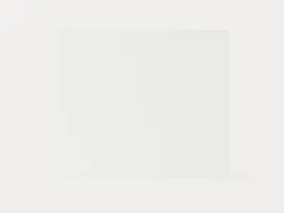 Anselm Wardrobe 250 Cm 3 Sliding Doors White Low-poly 3D model