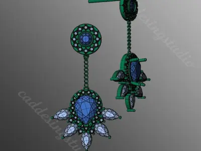 Earrings  iz2 3D print model