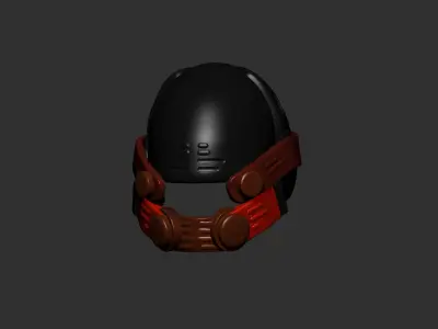 helmet high poly sculpt 3d printable  3D model