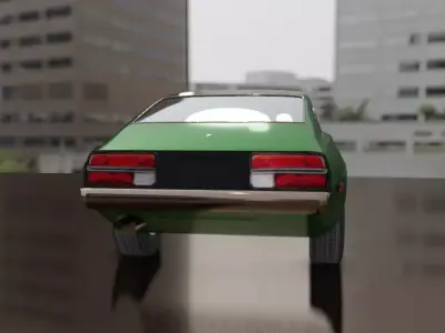 1976 Nissan Datsun 280z Low-poly 3D model