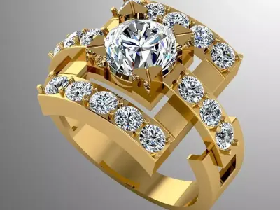 Ring akr 8 3D print model