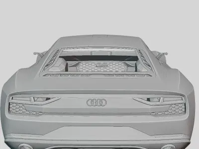 Audi Nanuk Quattro Concept 2020 Printable Body  3D print model